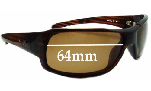 Sunglass Fix Replacement Lenses for Mangrove Jacks Layback - 64mm Wide Sunglass Fix Replacement Lenses for Mangrove Jacks Layback - 64mm Wide