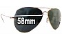 Sunglass Fix Replacement Lenses for Ray-Ban RB8023 Aviator - 58mm Wide 