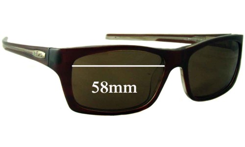 Sunglass Fix Lentes de Repuesto para Revo RE2042-01 - 58mm Wide 