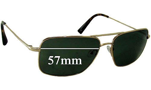 Sunglass Fix Lentes de Repuesto para Salt Lester - 57mm Wide Sunglass Fix Lentes de Repuesto para Salt Lester - 57mm Wide