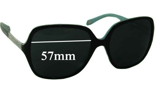 Sunglass Fix Lentes de Repuesto para Tiffany & Co TF 4072-B - 57mm Wide 