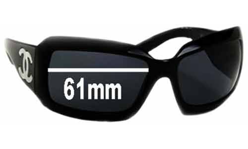 Sunglass Fix Ersatzgläser für Chanel 5076-H - 61mm Wide 