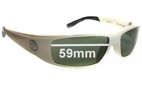 Sunglass Fix Lentilles de Remplacement pour Converse Protege - 59mm Wide 
