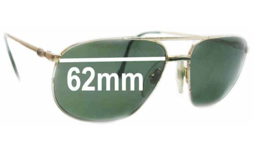 Sunglass Fix Replacement Lenses for Lacoste Classic 121a - 62mm Wide Sunglass Fix Replacement Lenses for Lacoste Classic 121a - 62mm Wide