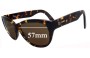Sunglass Fix Lentilles de Remplacement pour Mimco SF 007096 - 57mm Wide 