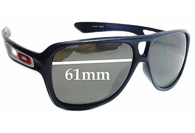 Oakley Dispatch II OO9150 Ersatzlinsen 61mm wide 