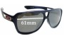 Sunglass Fix Replacement Lenses for Oakley Dispatch II OO9150 - 61mm Wide 
