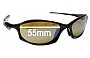 Sunglass Fix Lentes de Repuesto para Oakley Hatchet - 55mm Wide 