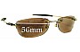Sunglass Fix Lentes de Repuesto para Oakley Why 8.0 - 56mm Wide 