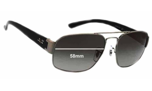 Sunglass Fix Ersatzgläser für Ray-Ban RB3427 - 58mm Wide 