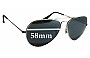 Sunglass Fix Replacement Lenses for Ray-Ban RB8041 - 58mm Wide 