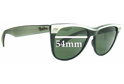 Ray-Ban B&L Folding Wayfarer II Replacement Lenses 54mm wide 