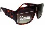 Sunglass Fix Replacement Lenses for Tsubi Padgett - 60mm Wide 