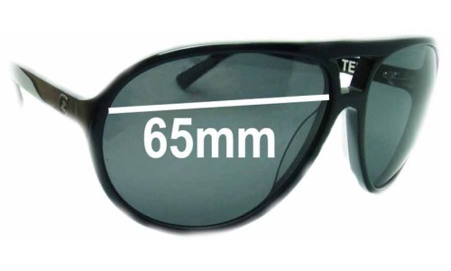 Sunglass Fix Replacement Lenses for Von Zipper Telly - 65mm Wide 