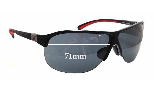 Sunglass Fix Ersatzgläser für Adidas A178 L Halfrim - 71mm Wide Sunglass Fix Ersatzgläser für Adidas A178 L Halfrim - 71mm Wide