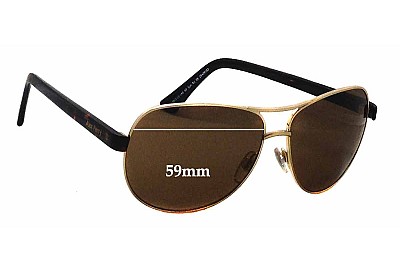 Alex Perry AP Sun Rx 09 Replacement Lenses 59mm wide 