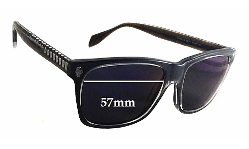 Alexander Mcqueen AMQ 4253/S Replacement Lenses 57mm wide 
