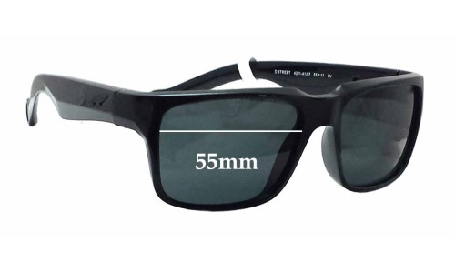 Sunglass Fix Lentilles de Remplacement pour Arnette D Street AN4211 - 55mm Wide 