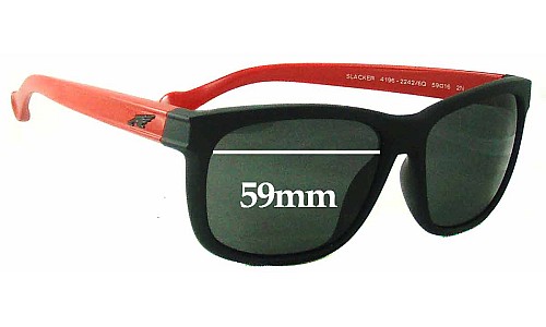 Sunglass Fix Ersatzgläser für Arnette Slacker AN4196 - 59mm Wide 