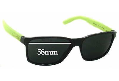 Arnette Slickster AN4185 Replacement Lenses 58mm wide 
