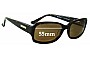 Sunglass Fix Lentes de Repuesto para Bill Bass Lemont - 55mm Wide 
