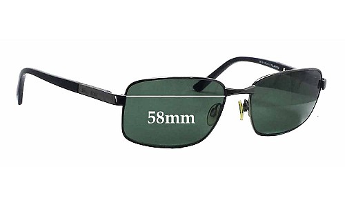 Sunglass Fix Replacement Lenses for Bill Bass Ollie - 58mm Wide 