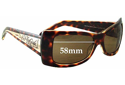 Black Flys Bella Fly Replacement Lenses 58mm wide 