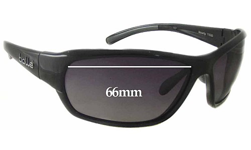 Sunglass Fix Replacement Lenses for Bolle Bounty - 66mm Wide 