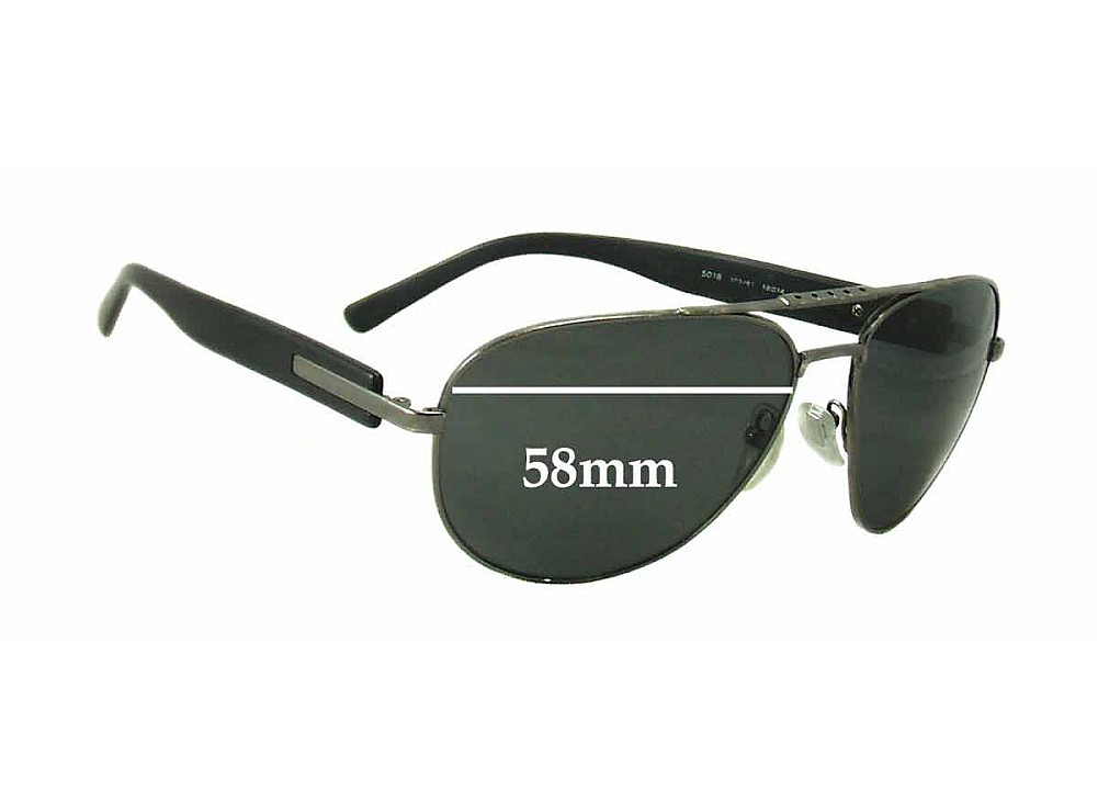 Sunglass Fix Lentes de Repuesto para Bvlgari 5018 - 58mm Wide Sunglass Fix Lentes de Repuesto para Bvlgari 5018 - 58mm Wide