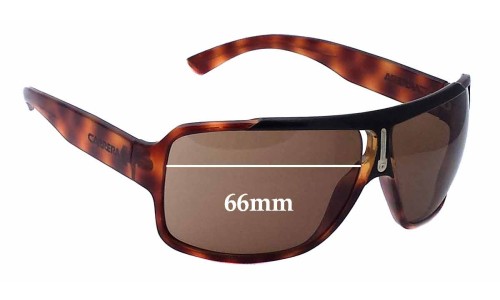 Sunglass Fix Lentilles de Remplacement pour Carrera Bridge/S - 66mm Wide 