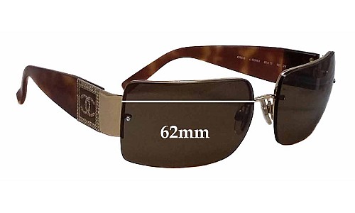 Sunglass Fix Ersatzgläser für Chanel 4095-B - 62mm Wide 