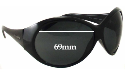 Sunglass Fix Ersatzgläser für Chanel 6015 - 69mm Wide Sunglass Fix Ersatzgläser für Chanel 6015 - 69mm Wide