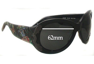 Christian Audigier CAS409 Lentilles de Remplacement 62mm wide 
