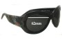 Sunglass Fix Replacement Lenses for Christian Audigier CAS409 - 62mm Wide 