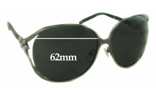 Sunglass Fix Replacement Lenses for Christian Dior Diorose - 62mm Wide 