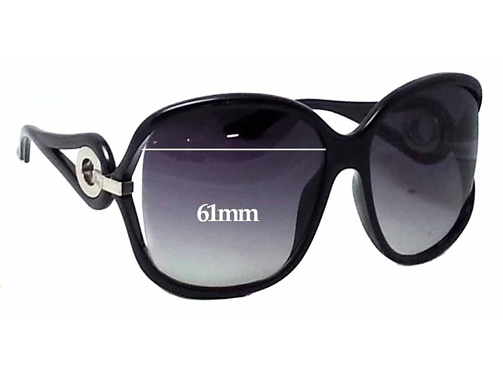 Sunglass Fix Lentes de Repuesto para Christian Dior Volute 2 - 61mm Wide Sunglass Fix Lentes de Repuesto para Christian Dior Volute 2 - 61mm Wide