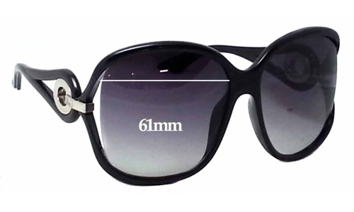 Sunglass Fix Lentes de Repuesto para Christian Dior Volute 2 - 61mm Wide Sunglass Fix Lentes de Repuesto para Christian Dior Volute 2 - 61mm Wide