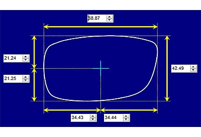 Chopper 125 Lentes de Repuesto 69mm wide 