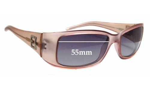 Sunglass Fix Replacement Lenses for Fendi FS 333 - 55mm Wide 