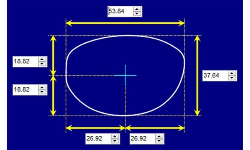 Sunglass Fix Lentilles de Remplacement pour Fendi VL 7118S - 54mm Wide 
