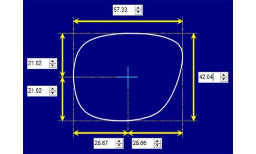 Sunglass Fix Replacement Lenses for Flint Mcqueen - 57mm Wide 