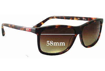 Gigi  Barcelona Mod 403 Lentilles de Remplacement 58mm wide 