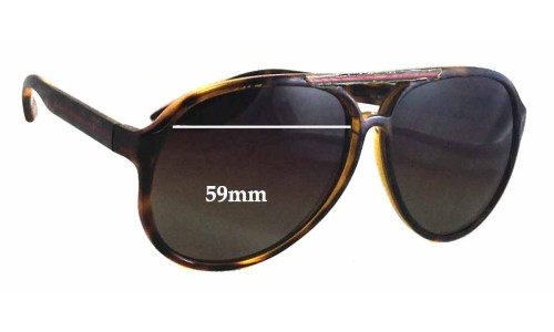 Sunglass Fix Lentes de Repuesto para Gucci GG1627/S - 59mm Wide Sunglass Fix Lentes de Repuesto para Gucci GG1627/S - 59mm Wide