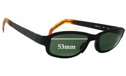 Sunglass Fix Lentes de Repuesto para Hugo Boss 5701 - 53mm Wide 