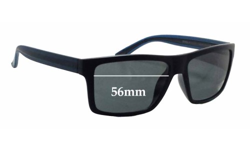 Sunglass Fix Replacement Lenses for Invu B2502B - 56mm Wide 