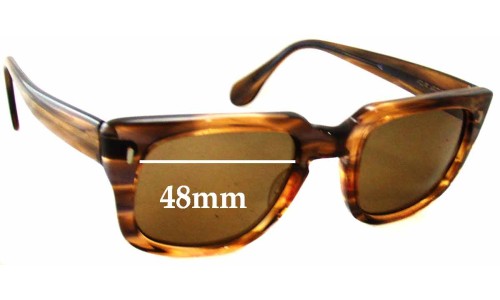 Sunglass Fix Replacement Lenses for Martin Wells Nero - 48mm Wide Sunglass Fix Replacement Lenses for Martin Wells Nero - 48mm Wide