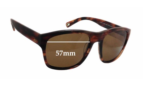 Sunglass Fix Replacement Lenses for Mosley Tribes Carden MT6030-S - 57mm Wide 