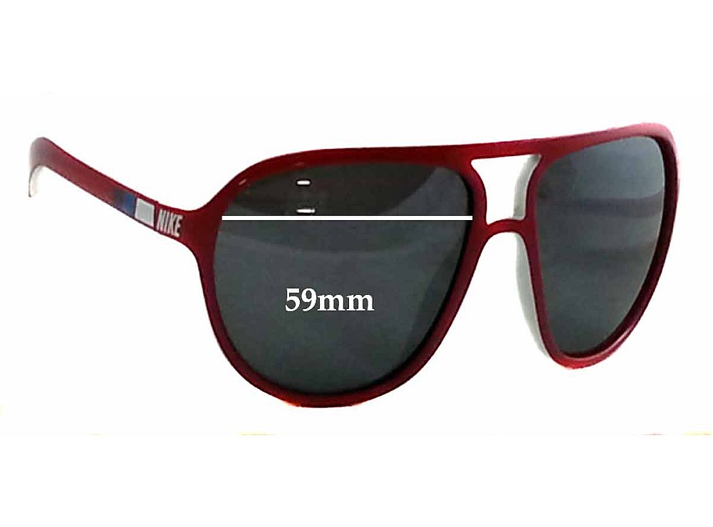 Sunglass Fix Replacement Lenses for Nike EV0597 Vintage 72 - 59mm Wide Sunglass Fix Replacement Lenses for Nike EV0597 Vintage 72 - 59mm Wide