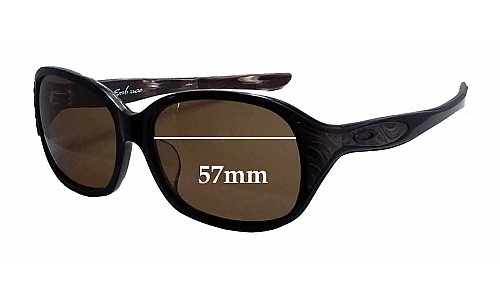 Sunglass Fix Replacement Lenses for Oakley Embrace (Asian Fit) - 57mm Wide 