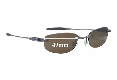 Oakley Rimless Ersatzlinsen 49mm wide 